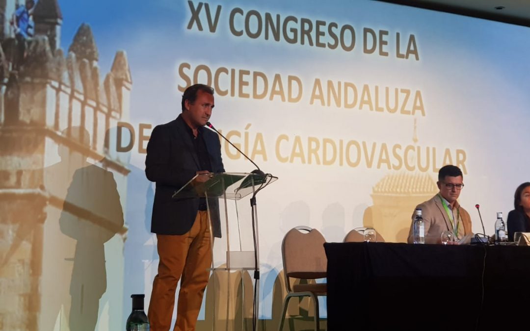 El Dr. Pedro Aranda en la inauguración oficial del XV Congreso de la Sociedad Andaluza de Cirugía Cardiovascular